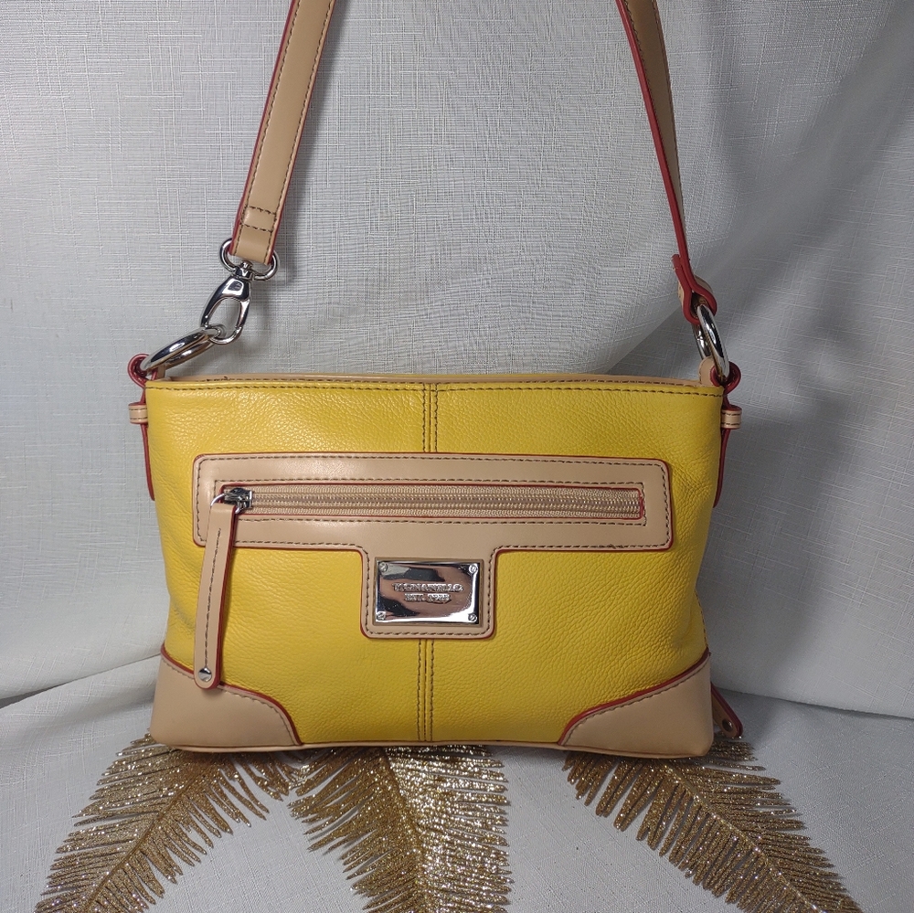 Yellow Tignanello crossbody purse